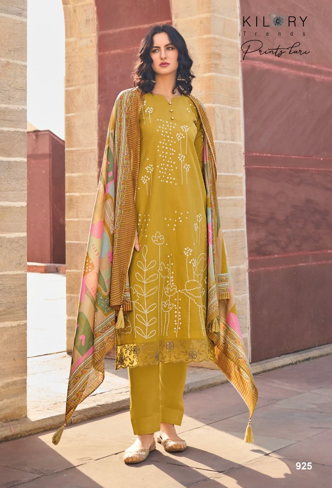 Kilory Trendz Printkari Pure Lawn Cotton Wholesale Fancy Pakistani Salwar Suit Catalog — Wholesale Salwar Suits, Kilory Trends wholesale from Surat — Photo 5
